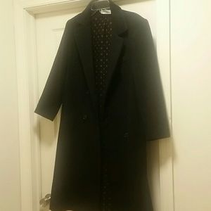 Long black coat